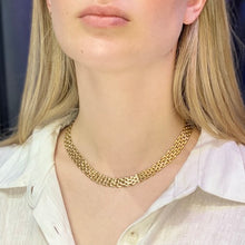 Load image into Gallery viewer, 18ct Vintage Panther Link Collier Necklace