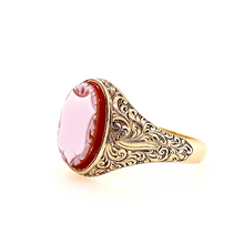 Load image into Gallery viewer, 9ct Old Gold SardOnyx Signet Ring - SOLD