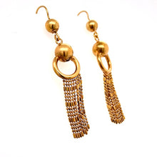 Load image into Gallery viewer, Antique Victorian 14ct Gold Bobble Fringe earrings. SOLD