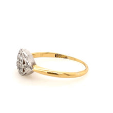 Load image into Gallery viewer, 18ct hallmarked two toned antique ring melbourne