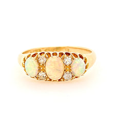 Load image into Gallery viewer, Opal and Diamond Dress Ring - SOLD