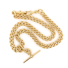 Load image into Gallery viewer, Vintage Albert Curb Link Fob Chain - SOLD