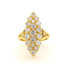 Load image into Gallery viewer, Vintage Diamond Marquise Shaped Ring - SOLD
