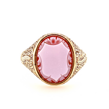 Load image into Gallery viewer, 9ct Old Gold SardOnyx Signet Ring - SOLD
