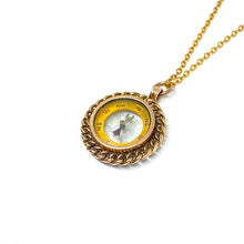 Load image into Gallery viewer, 9ct Yellow Gold Antique Compass Pendant
