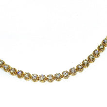 Load image into Gallery viewer, 14ct Yellow Gold Italian Line/Tennis Bracelet
