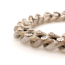 Load image into Gallery viewer, french victorian bracelet snakeskin daisy bracelet
