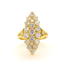 Load image into Gallery viewer, Vintage Diamond Marquise Shaped Ring - SOLD
